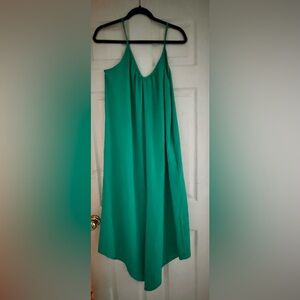 First ♥️ Love by Lovelyn green harem style jumpsuit. Size 2X NWOT. Flowy & Cute